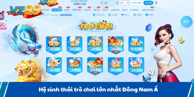Hệ sinh thái trò chơi lớn nhất Đông Nam Á